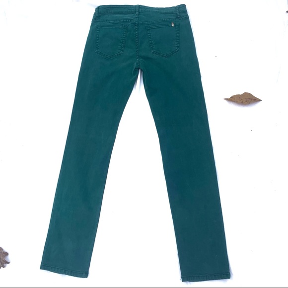 Saks Fifth Avenue Green Straight leg Jeans 29 - Picture 8 of 15